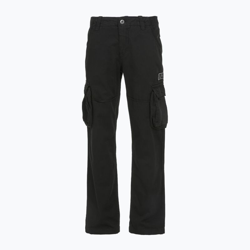 Pantaloni Alpha Industries da uomo Jet black
