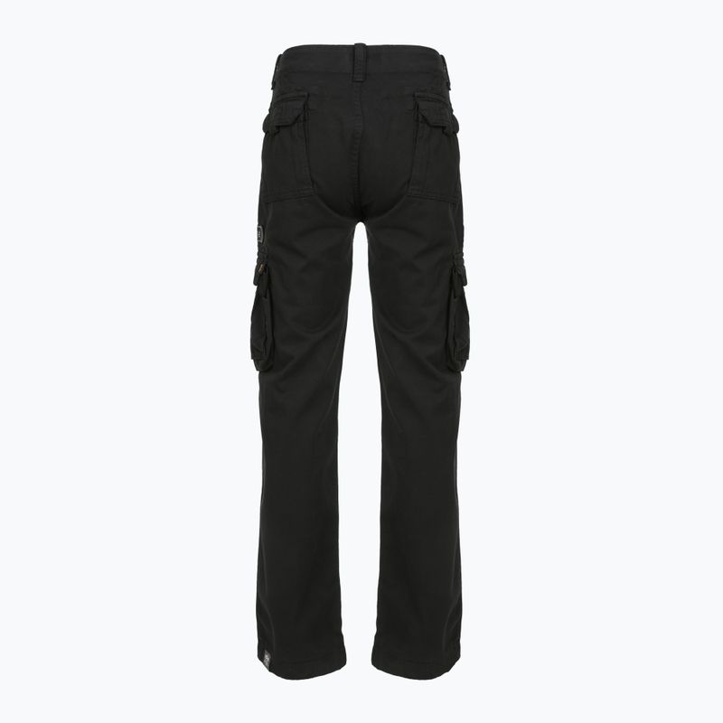 Pantaloni Alpha Industries da uomo Jet black 2