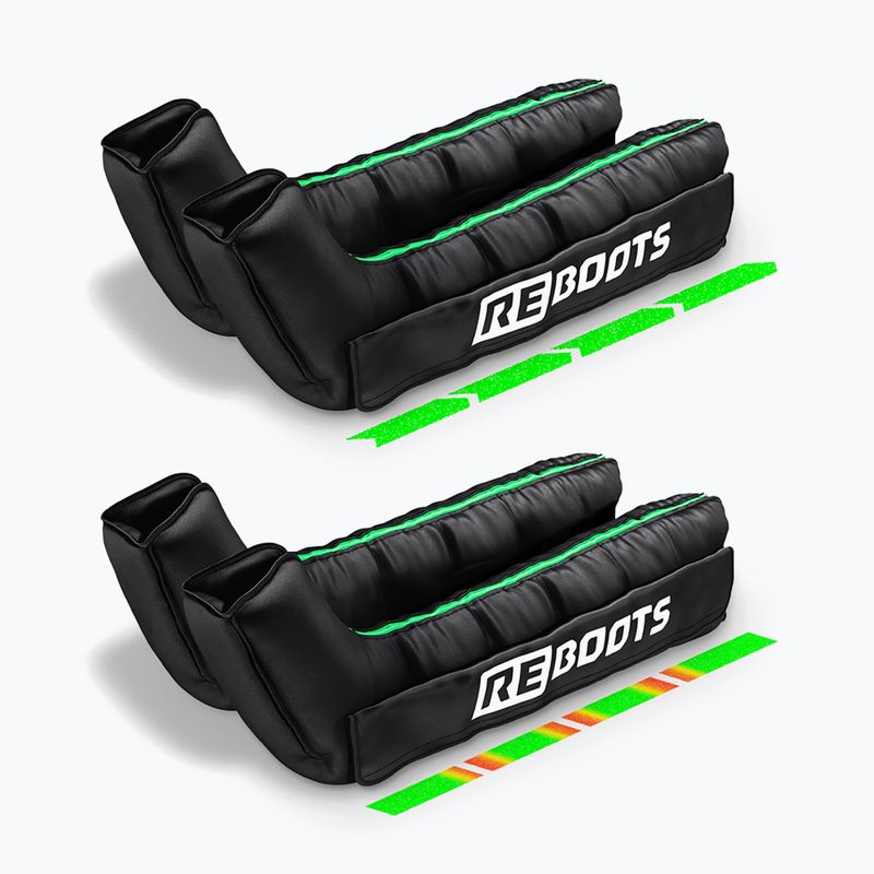 Gambali per il drenaggio linfatico REBOOTS Go Lite black/white/green 3