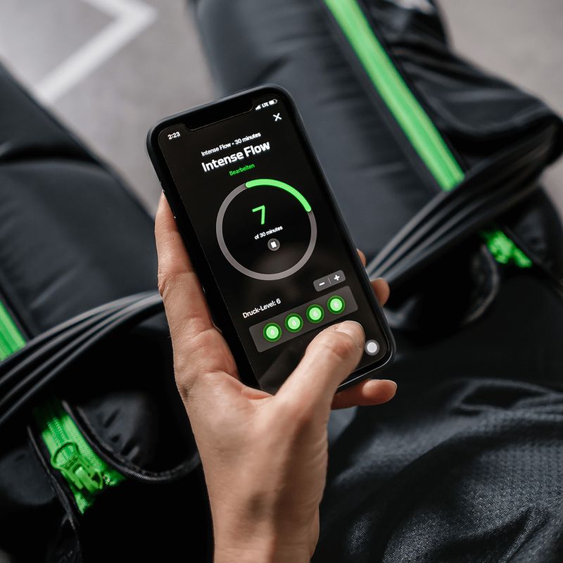 Gambali per il drenaggio linfatico REBOOTS Go Lite black/white/green 10