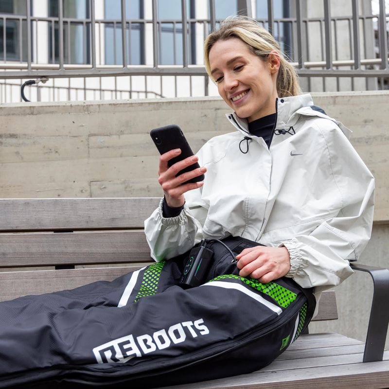 Pantaloni per la rigenerazione REBOOTS Go X Lite black/white/green 14