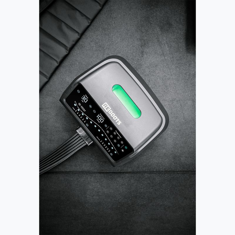 Gambali per il drenaggio linfatico REBOOTS One Pro Recovery Pants 2.0 2025 Edition black/white/green 7