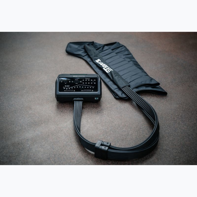 Gambali per il drenaggio linfatico REBOOTS One Pro Recovery Pants 2.0 2025 Edition black/white/green 8