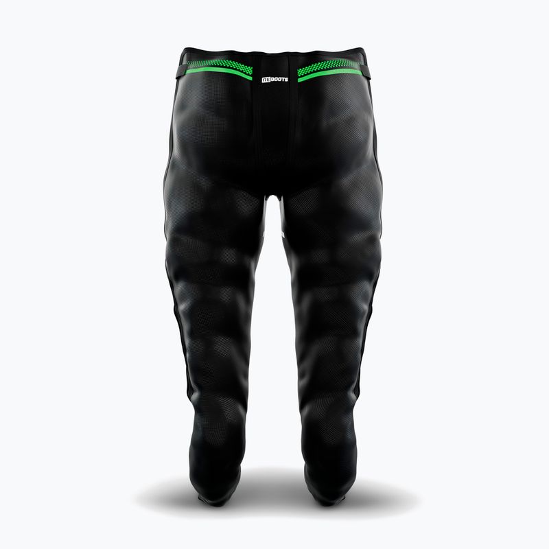 Pantaloni per la rigenerazione REBOOTS Go X Straight Cut black/white/green 2