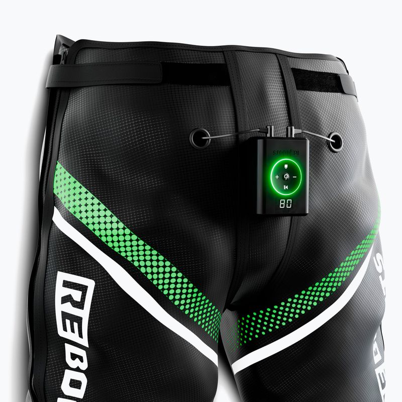 Pantaloni per la rigenerazione REBOOTS Go X Straight Cut black/white/green 12