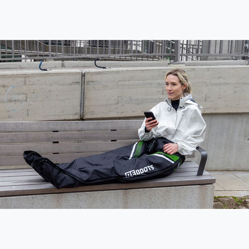 Pantaloni per la rigenerazione REBOOTS Go X Straight Cut black/white/green 14