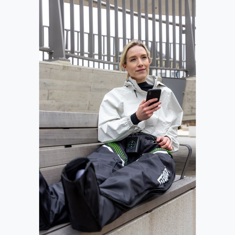 Pantaloni per la rigenerazione REBOOTS Go X Straight Cut black/white/green 15