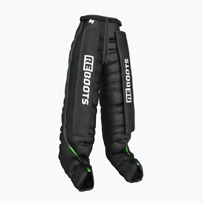 Gambali per il drenaggio linfatico REBOOTS Go Lite Recovery Pants 2.0 2025 Edition black/white/green 6