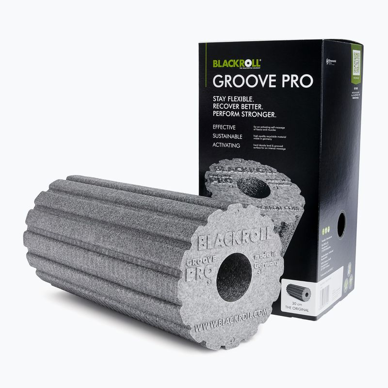 Rullo per massaggio BLACKROLL Groove Pro grey 2