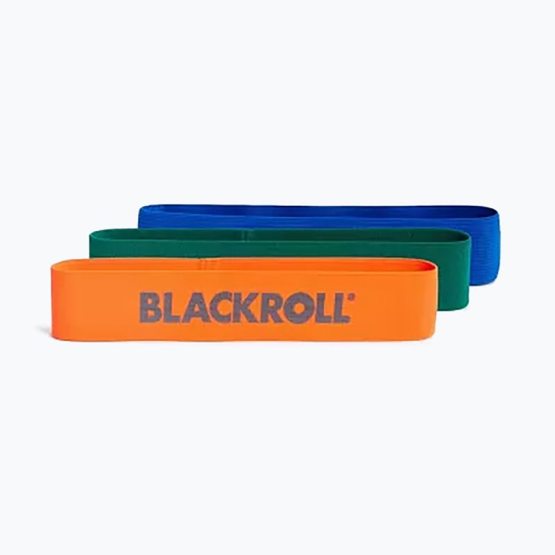 Fasce elastiche per allenamento BLACKROLL Loop Band orange/green/blue