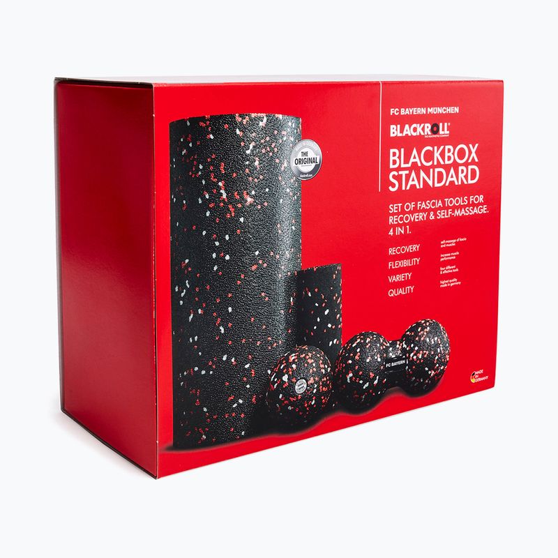 Kit per massaggio BLACKROLL FC Bayern München Blackbox Standard black/white/red 2
