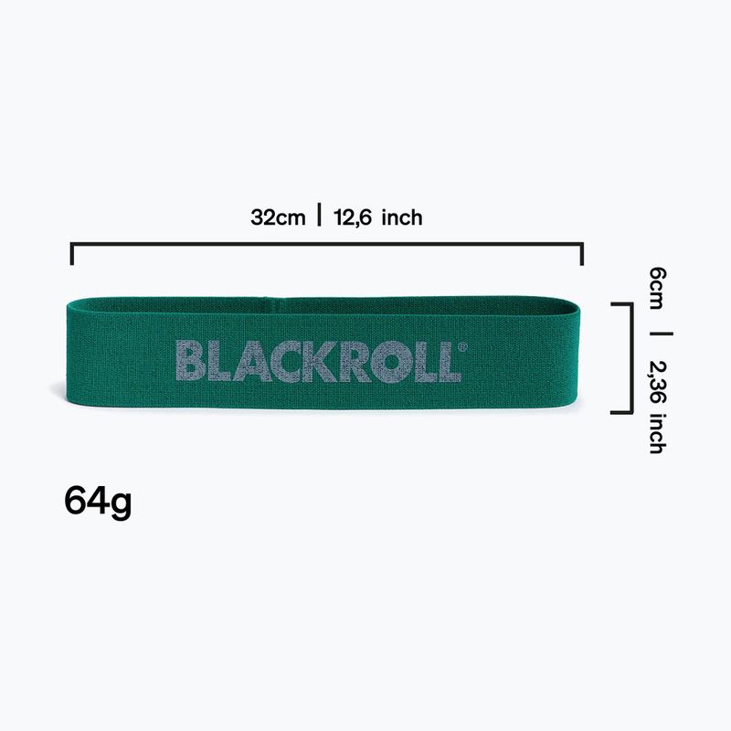 Set di bande elastiche per allenamento Blackroll Loop Band 6 szt. yellow/orange/red/green/blue/black 2