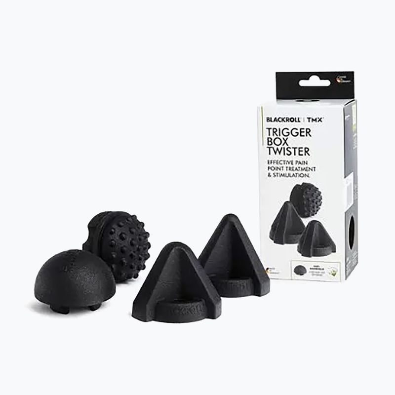 Set di testine per massaggiatore BLACKROLL Trigger Twister black 2