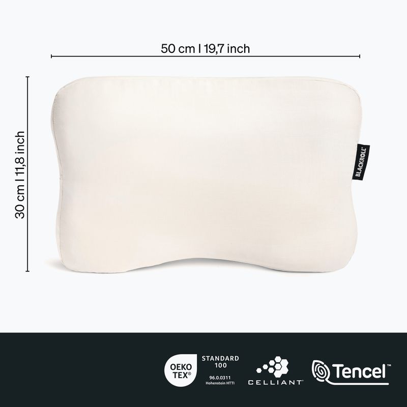 Federa per cuscino BLACKROLL Premium Comfort Pillow off white 3