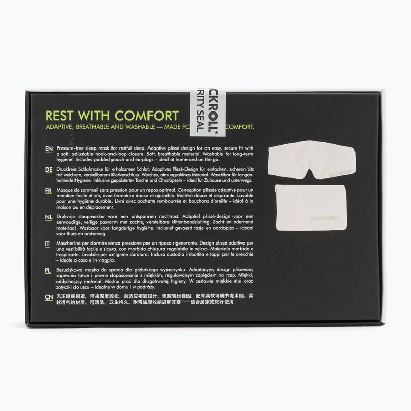 Fascia per occhi BLACKROLL Premium Comfort Sleep off white 4