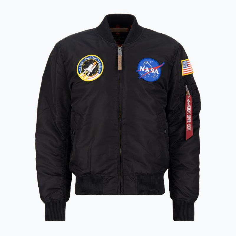 Alpha Industries MA-1 VF NASA giacca da uomo nero