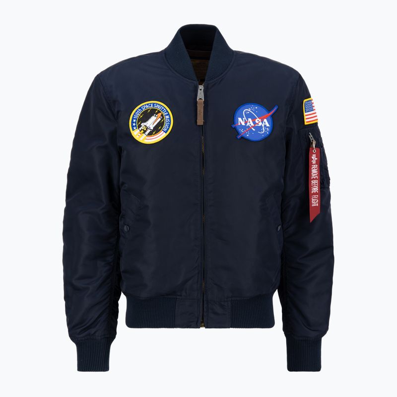 Alpha Industries MA-1 VF NASA replica giacca da uomo blu