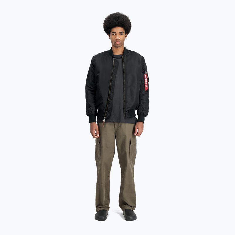 Giacca da uomo Alpha Industries MA-1 VF 59 Long Vintage Fit nero 2