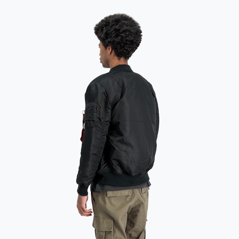 Giacca da uomo Alpha Industries MA-1 VF 59 Long Vintage Fit nero 3