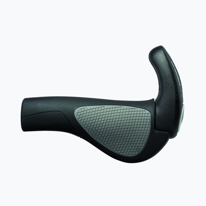 Manopole del manubrio Ergon GP2 nero/grigio 4