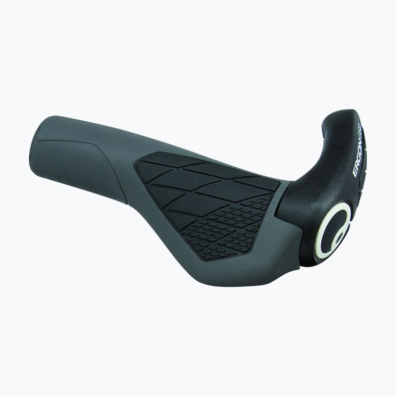 Manopole del manubrio Ergon GS2 grigio/nero 3