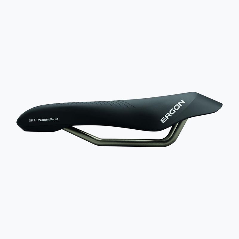 Sella da bicicletta da donna Ergon SR Tri Woman Front nero 3