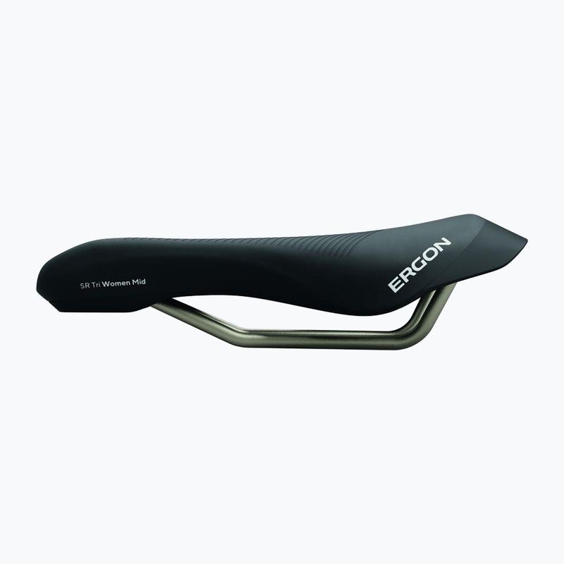 Sella da bicicletta da donna Ergon SR Tri Woman Mid nera 3