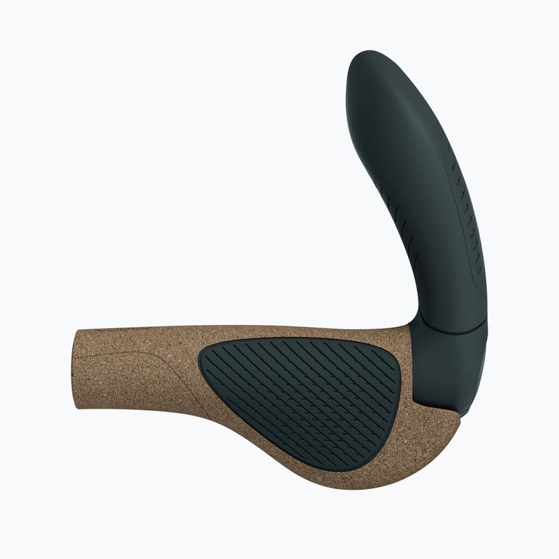 Manopole del manubrio Ergon GP4 Evo Biokork black/grey 2