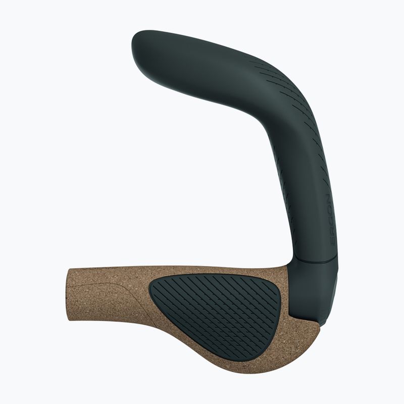 Manopole del manubrio Ergon GP5 Evo Biokork black/grey 2
