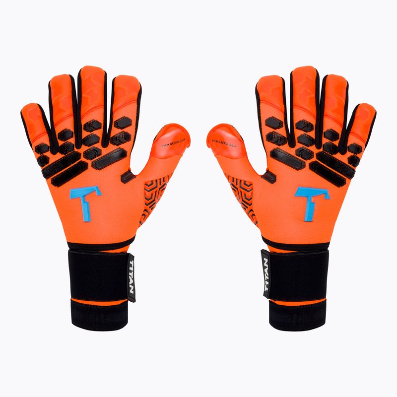 Guanto da portiere arancione T1TAN Shocking Beast 2.0