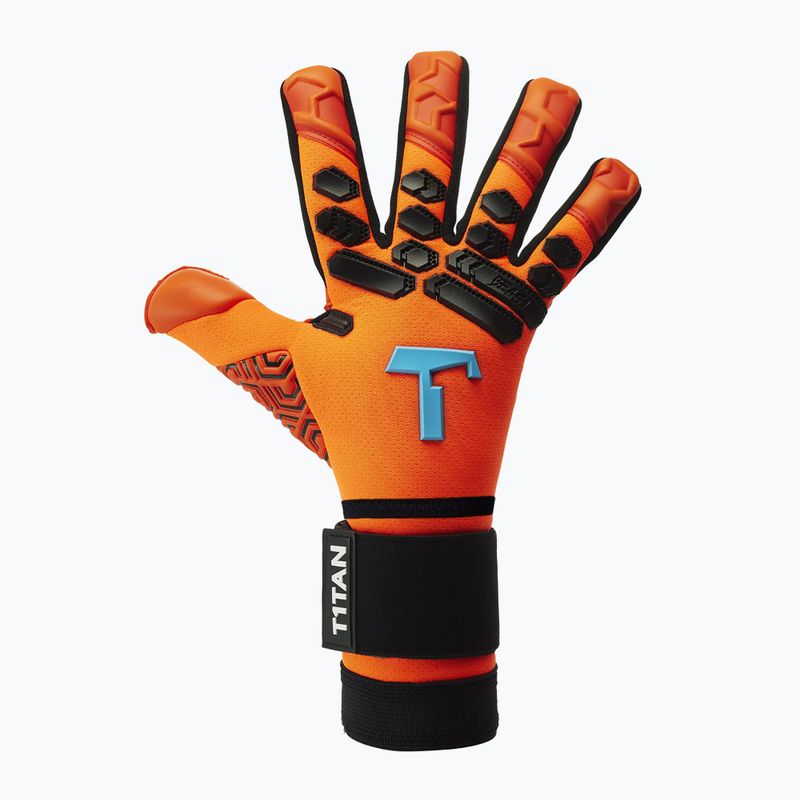 T1TAN Guanti da portiere Shocking Beast 2.0 (FP) arancione 6