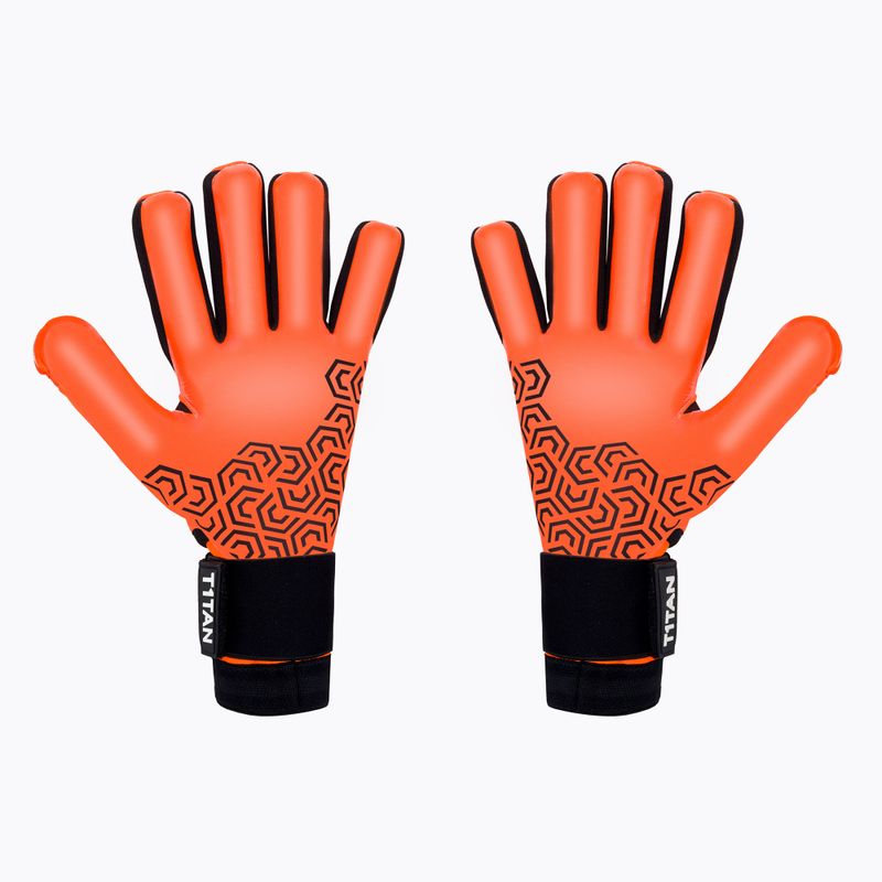 T1TAN Guanti da portiere Shocking Beast 2.0 (FP) arancione 2