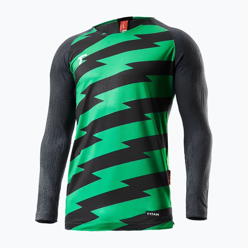 Maglietta da portiere uomo T1TAN 202023 verde/nero