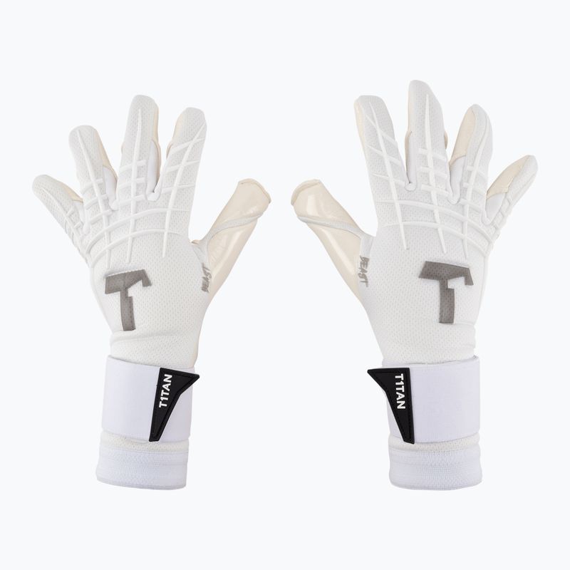 Guanti da portiere T1TAN White Beast 3.0 Bianco