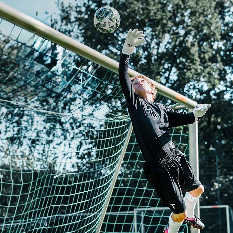 T1TAN Classic 1.0 White-Out Junior FP guanti da portiere per bambini bianchi 6