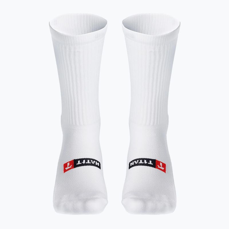 T1TAN Calzettoni da calcio Grip bianco 3