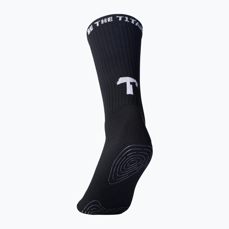 T1TAN Calzettoni da calcio Grip nero 2