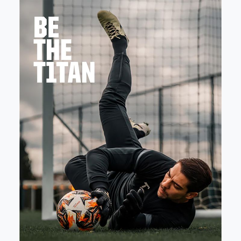 T1TAN Guanti da portiere Rebel 2.0 Black-Out FP nero 9