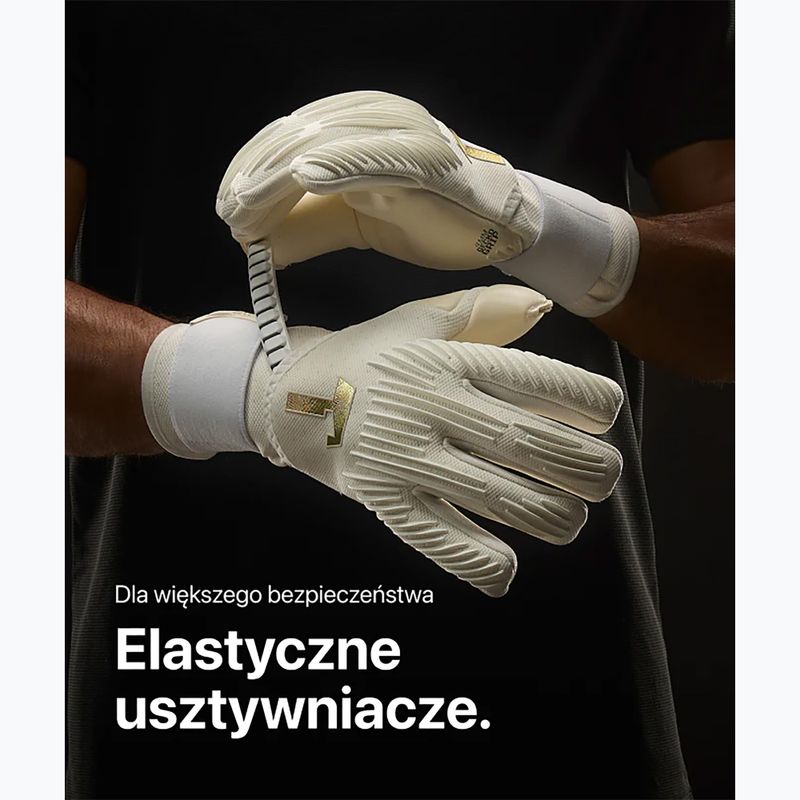 T1TAN Rebel 2.0 White-Out FP guanti da portiere bianchi 8