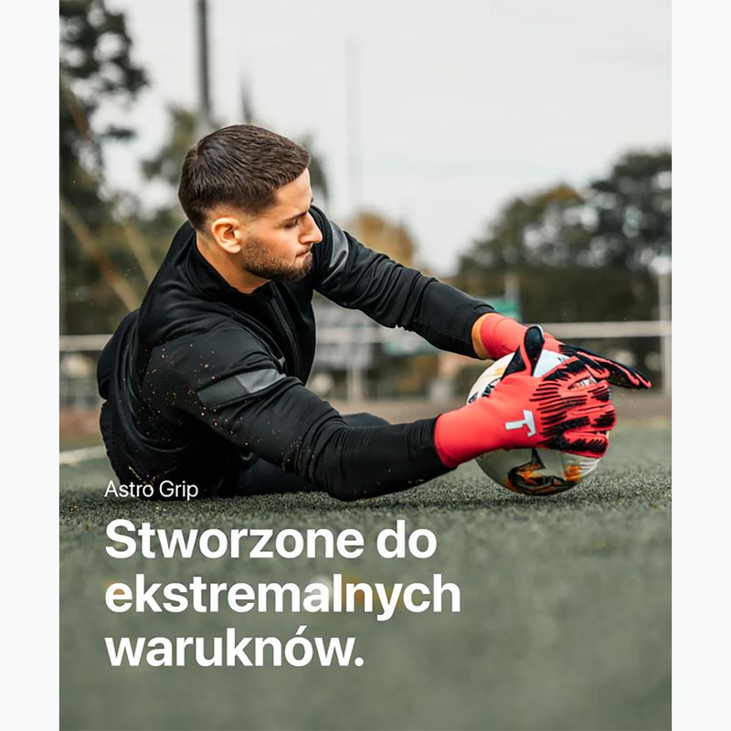 T1TAN Guanti da portiere Rebel 2.0 Solar Red FP rosso 6