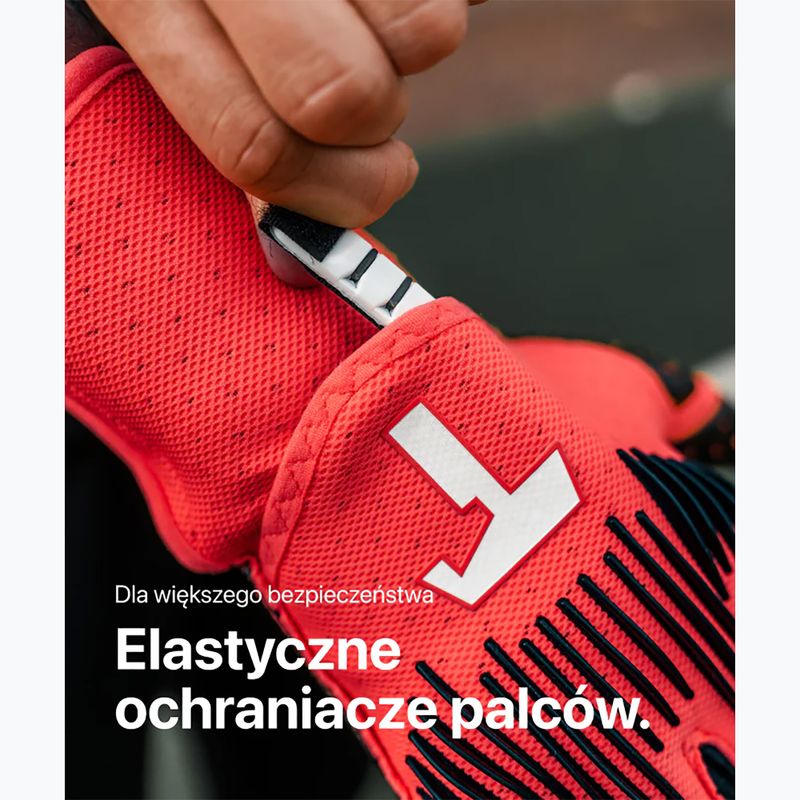 T1TAN Guanti da portiere Rebel 2.0 Solar Red FP rosso 9