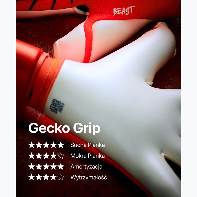 Guanti da portiere T1TAN Shocking Beast 3.0 arancio/bianco 4