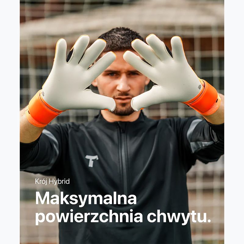 Guanti da portiere T1TAN Shocking Beast 3.0 arancio/bianco 7