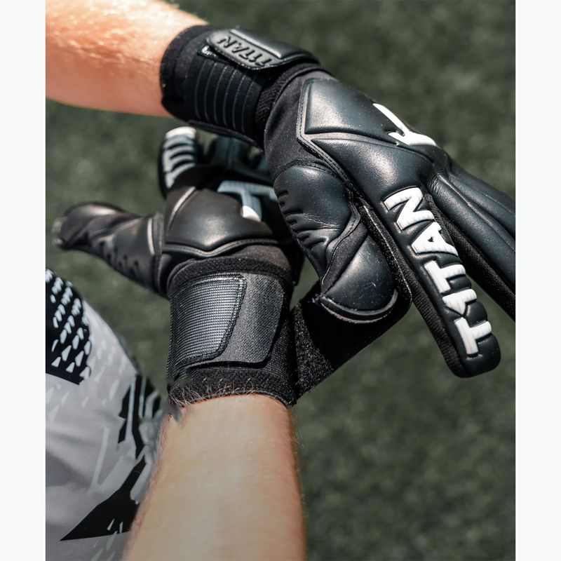 Guanti da portiere T1TAN Legend 1.0 black out 4