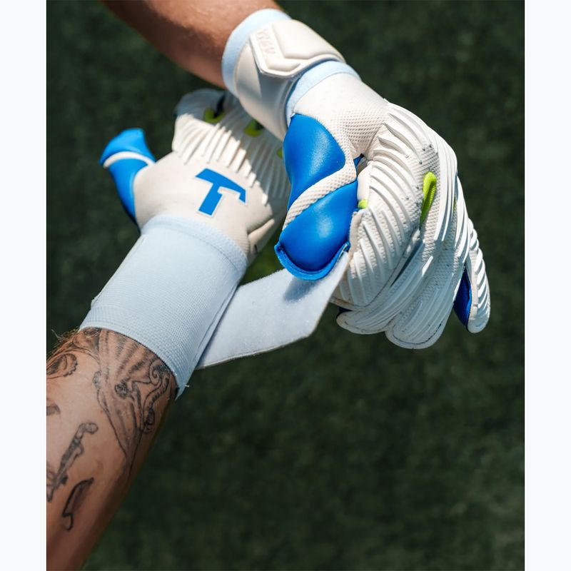 Guanti da portiere T1TAN Rebel 2.0 X LORIS_GK white/blue/yellow 6