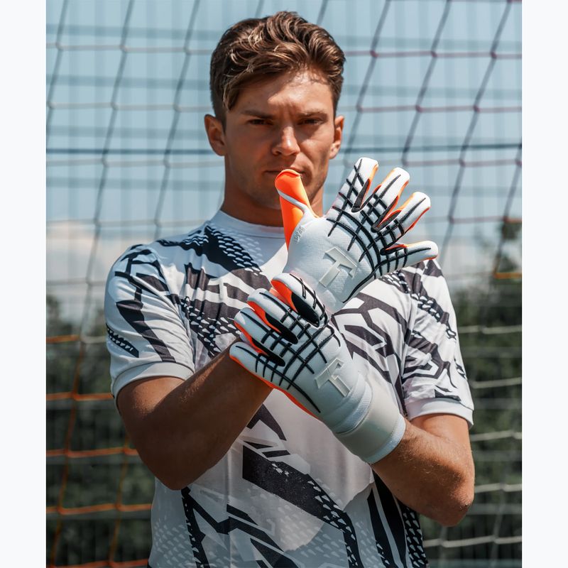 Guanti da portiere T1TAN Beast 3.0 X SERGEJ_GK white/orange/black 4