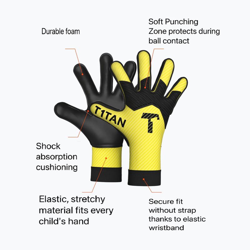 Guanti da portiere T1TAN AROX 1.0 yellow 2