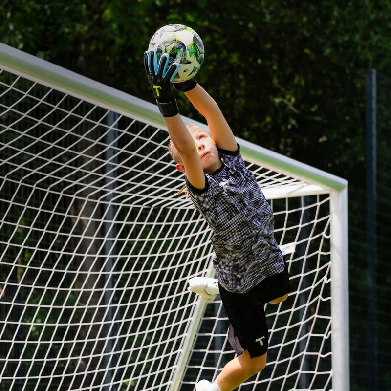Guanti da portiere per bambini T1TAN Beast 4.0 FP Jr electric yellow 3