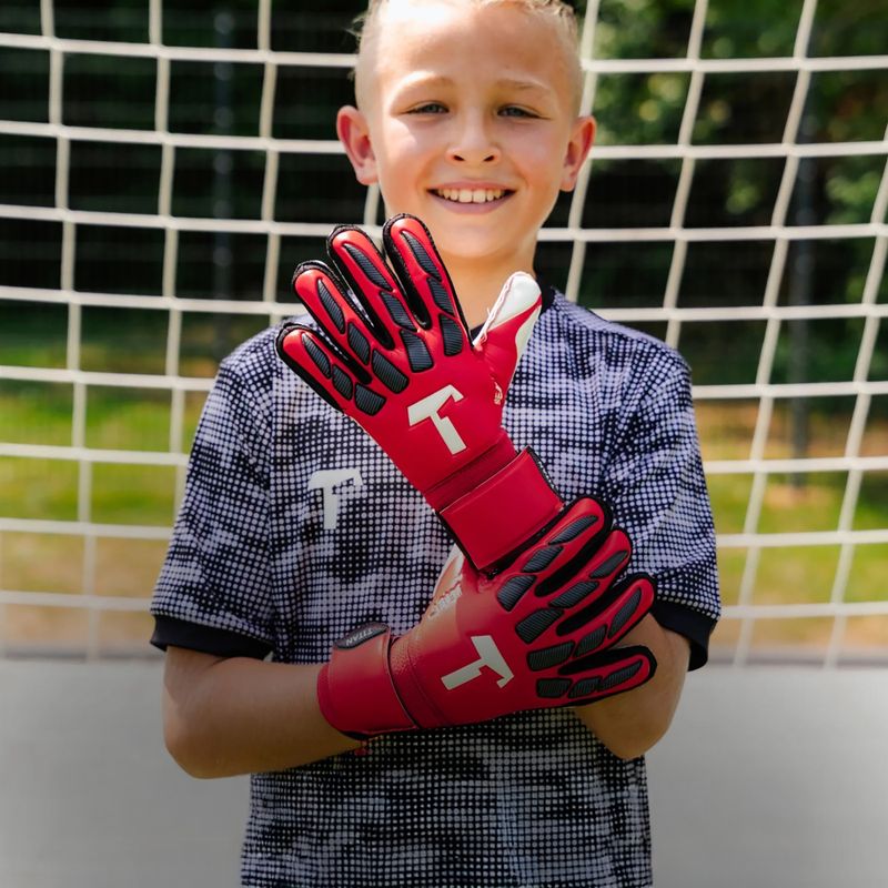 Guanti da portiere per bambini T1TAN Beast 4.0 FP Jr demon red 2
