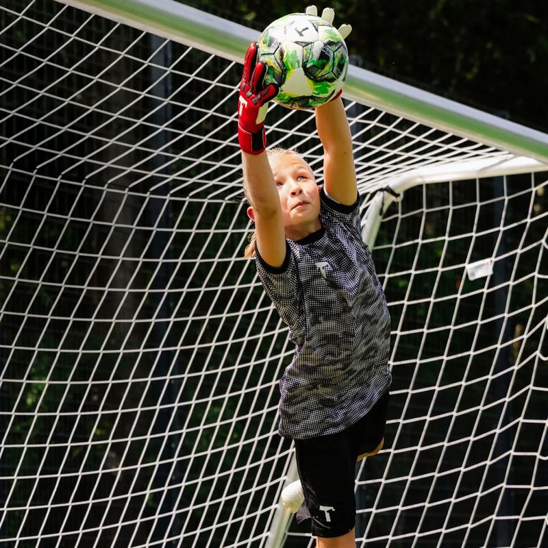 Guanti da portiere per bambini T1TAN Beast 4.0 FP Jr demon red 5